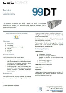 Techniqual specifications 99DT