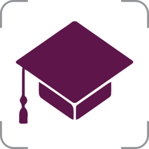 logo academy purple